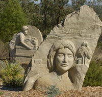 Heritage Sculptures at Pensioners Hill Lookout - Perths Hotel