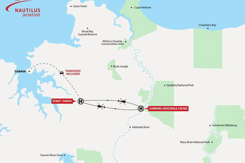 Adelaide River Jumping Crocodile Cruise With Roundtrip Helicopter From Darwin - Perths Hotel 3