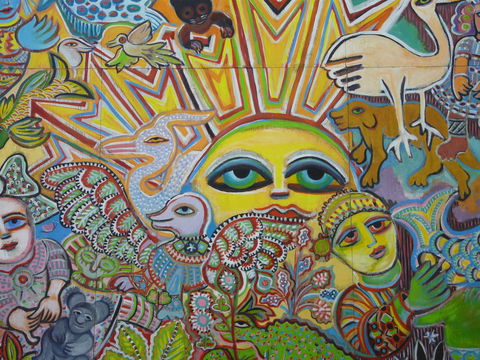 The Painting Of Life By Mirka Mora - Perths Hotel 0