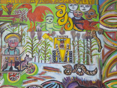 The Painting Of Life By Mirka Mora - Perths Hotel 2