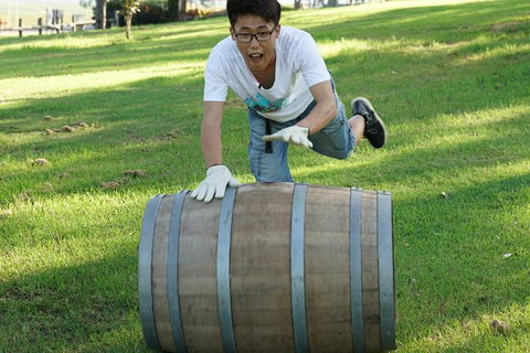 Hunter Valley Wine Barrel Rolling - Perths Hotel 2