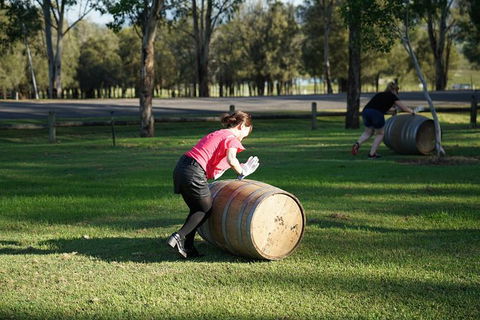Hunter Valley Wine Barrel Rolling - Perths Hotel 4