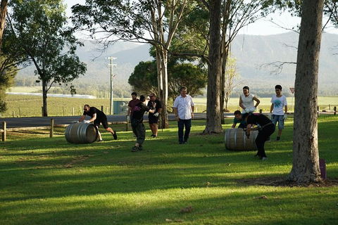 Hunter Valley Wine Barrel Rolling - Perths Hotel 5