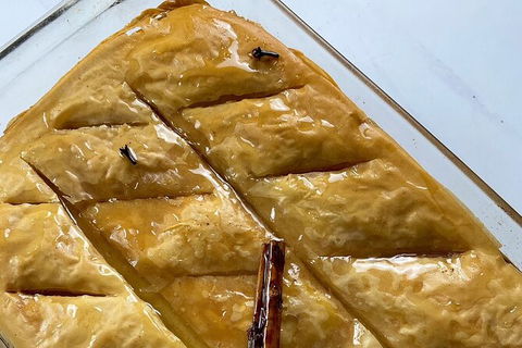 ONLINE CLASS Greek Galaktoboureko Cooking Class Melbourne - Perths Hotel 4