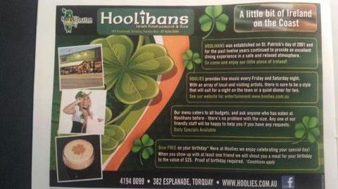 Hoolihans Irish Restaurant & Bar - Perths Hotel 1