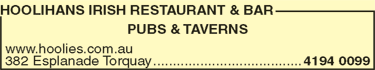 Hoolihans Irish Restaurant & Bar - Perths Hotel 6