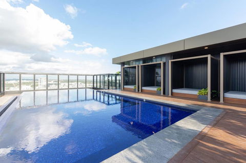 Japanese Style Waterfront Apt Wt Rooftop Pool - Perths Hotel 10