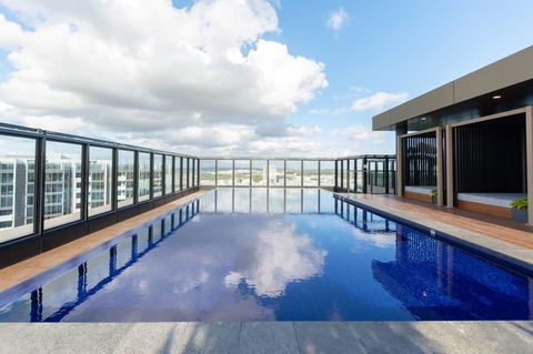 Japanese Style Waterfront Apt Wt Rooftop Pool - Perths Hotel 0