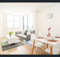 Gorgeous modern brand new two bedroom apartment with large lounge and private garden view balcony - Perths Hotel